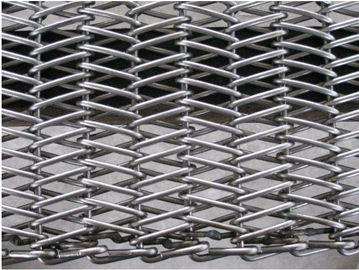 チェーン金属の炉のコンベヤー ベルト304のステンレス鋼の平面の高い硬度