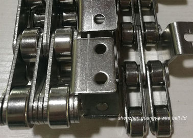 顧客用小さいステンレス鋼のローラー コンベヤーの鎖の不足分ピッチの耐久財