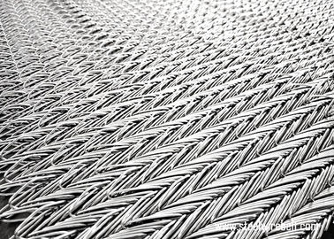 混合のバランスの織り方のコンベヤー ベルトの金網のアルゴンの溶接の鋼鉄材料