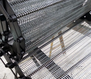 高力オーブンの工場網のチェーン コンベヤ ベルトの平面はカスタム設計します
